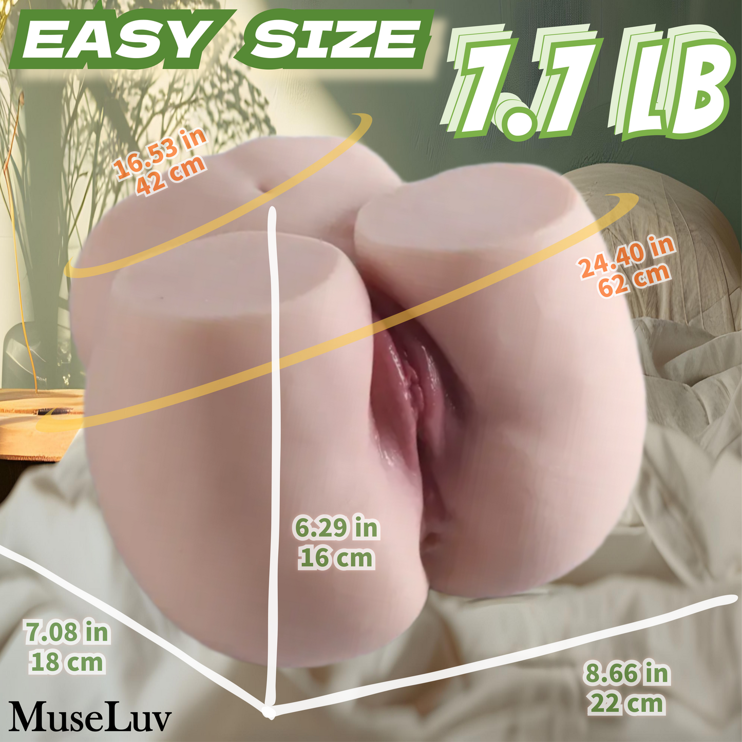 Heating 10 Sucking 10 Vibration 4 Voices Automatic Sex Dolls 7.7LB Male Masturbators Butt Realistic 3D Lifelike Pocket Pussy Ass for Mens Adult Sex Doll Toys Hands Free Male Stroker