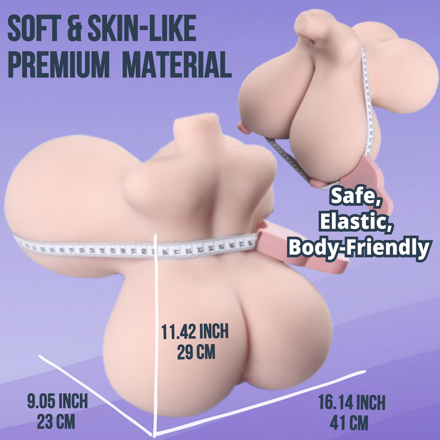11lb Sex Doll with Penetrable Big Nipples 4 in 1 Real Channels Sex Doll Big Boobs Pussy Pocket Torso Love Dolls Ass Anal Sex Toy for Men Masturbation masturbators Vagina