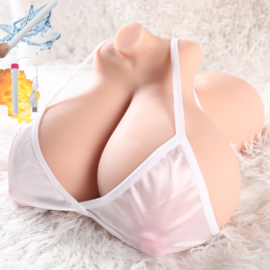 11lb Sex Doll with Penetrable Big Nipples 4 in 1 Real Channels Sex Doll Big Boobs Pussy Pocket Torso Love Dolls Ass Anal Sex Toy for Men Masturbation masturbators Vagina
