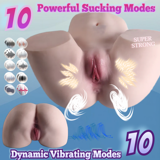 Heating 10 Sucking 10 Vibration 4 Voices Automatic Sex Dolls 20LB Male Masturbators Butt Realistic 3D Lifelike Pocket Pussy Ass for Mens Adult Sex Doll Toys Hands Free Male Stroker (Copy)