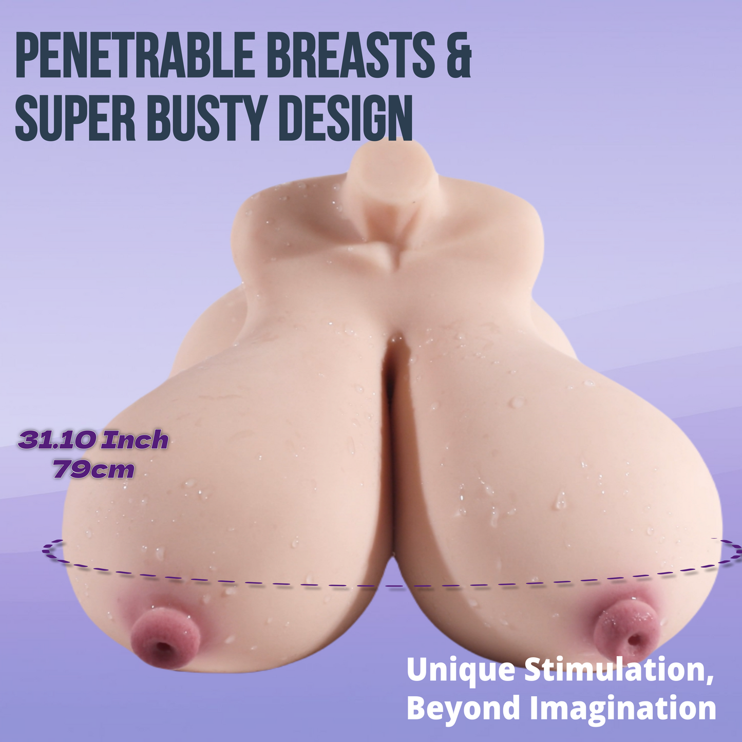 11lb Sex Doll with Penetrable Big Nipples 4 in 1 Real Channels Sex Doll Big Boobs Pussy Pocket Torso Love Dolls Ass Anal Sex Toy for Men Masturbation masturbators Vagina