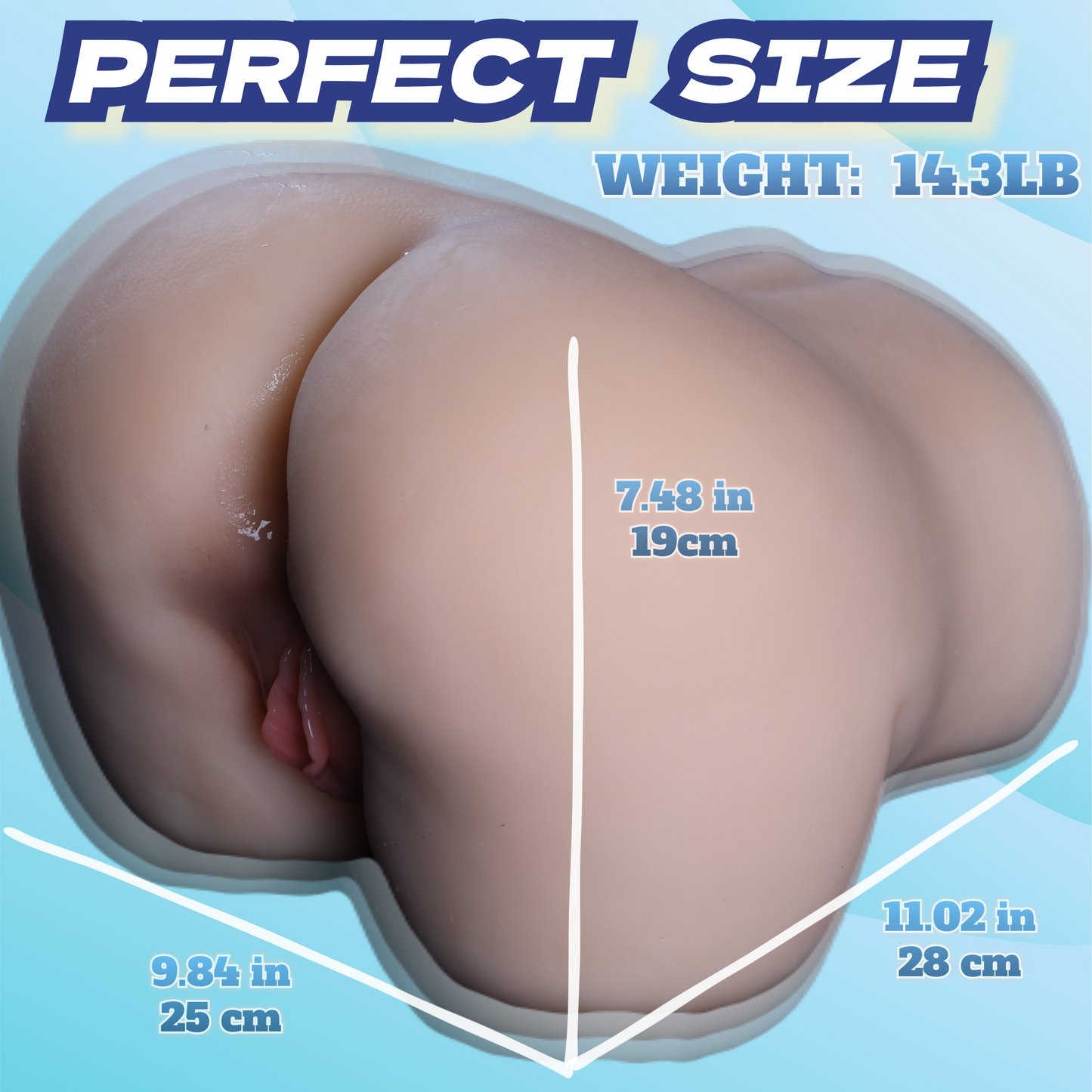 MuseLuv Retractable Double Vibration 4-Language Voice Automatic Male Masturbator, 14.33LB Realistic 3D Lifelike Butt Pocket Pussy Ass, Hands-Free Male Stroker Adult Sex Toy for Men